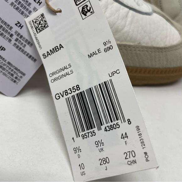 New Adidas Samba x LAFC Linen Gum 2021 Size 10 GV8358 - Picture 6 of 10